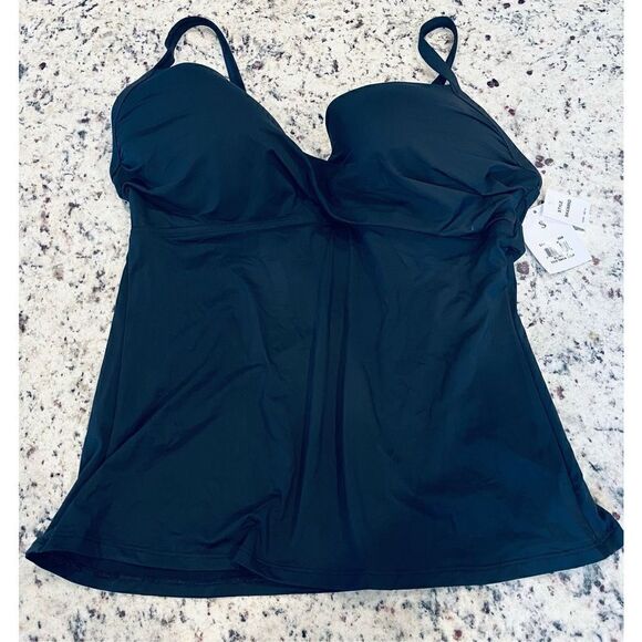 Skye Women's Standard Coco D/Dd Molded Cup Underwire Tankini Top Swimsuit - Picture 2 of 4